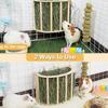 Bunny Hay Feeder Rack  Wooden Small Animals Grass Dispenser Guinea Pig Feeding Holder for Hamster Chinchilla Squirrel