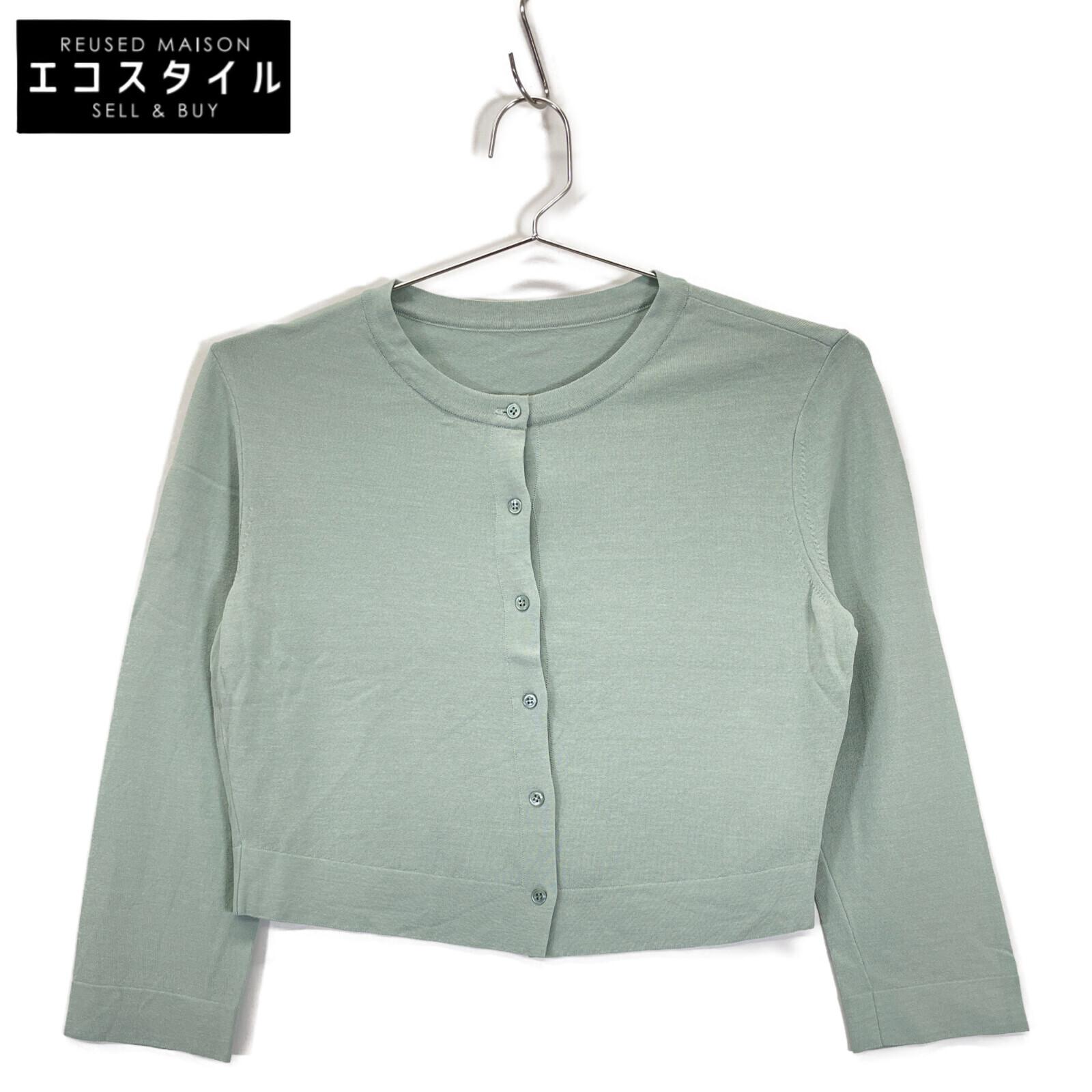 

FOXEY 36823 Blue Crew Neck Cardigan tops 38 blueUsed