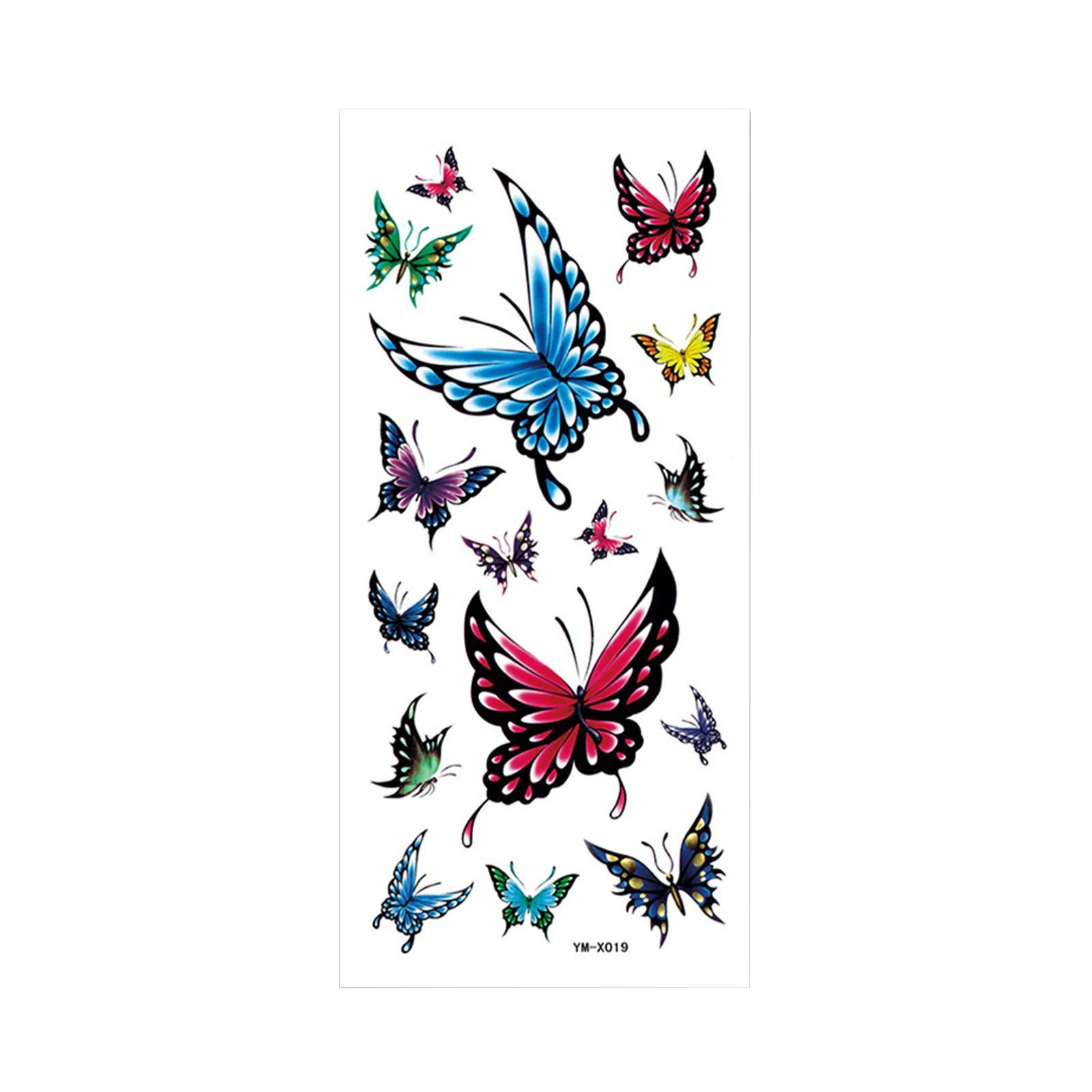 

3D Fun Stickers, Colorful Three dimensional Butterfly Fun Stickers One Size