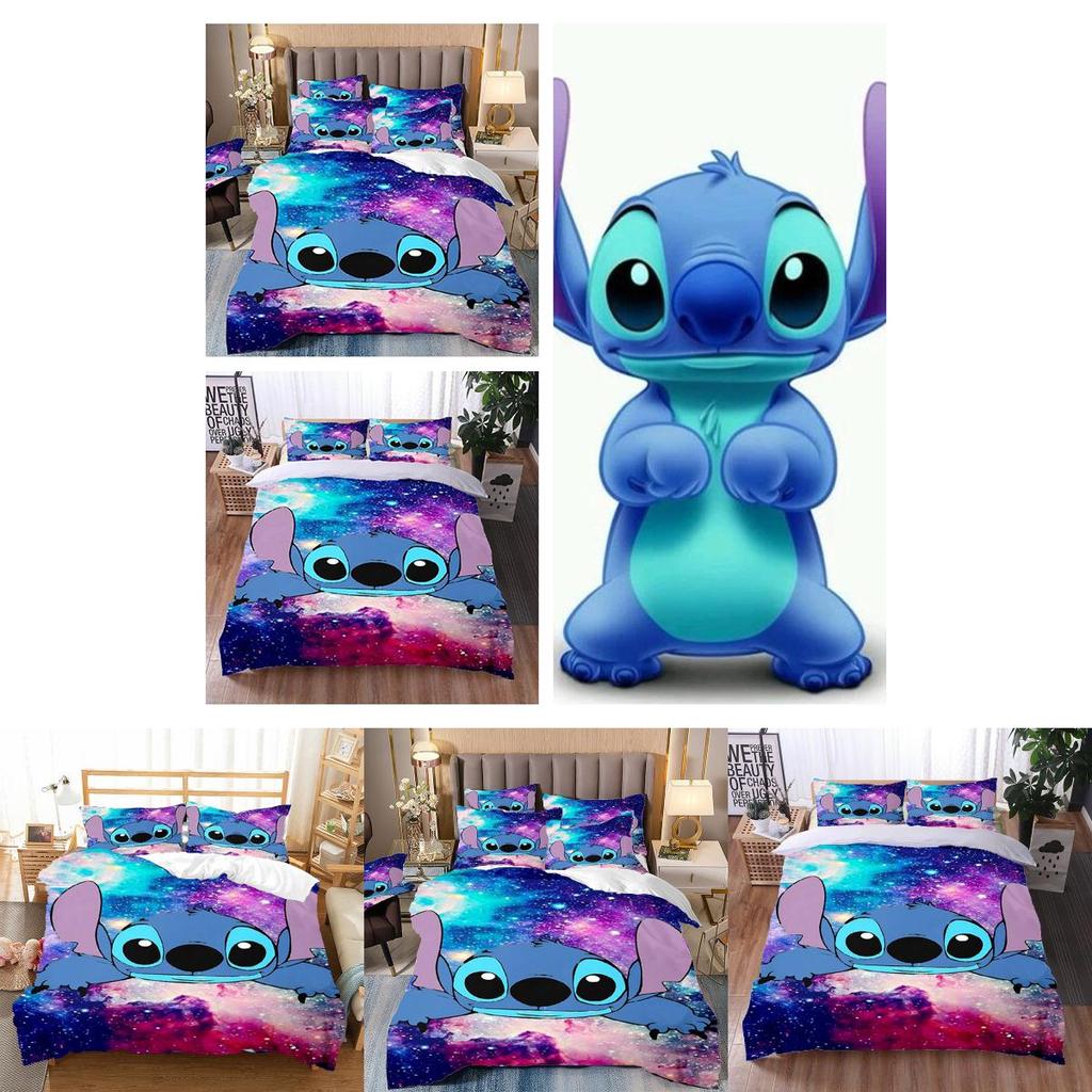 Adorable 3d Lilo Stitch Cartoon Bedding Set For Your Little One's Bedroom