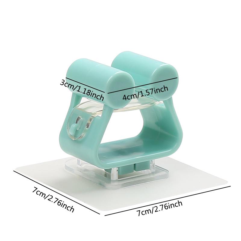 Simple and Seamless Mop Clip Bathroom Punch-free Creative Sticky Hook Hanger Hook