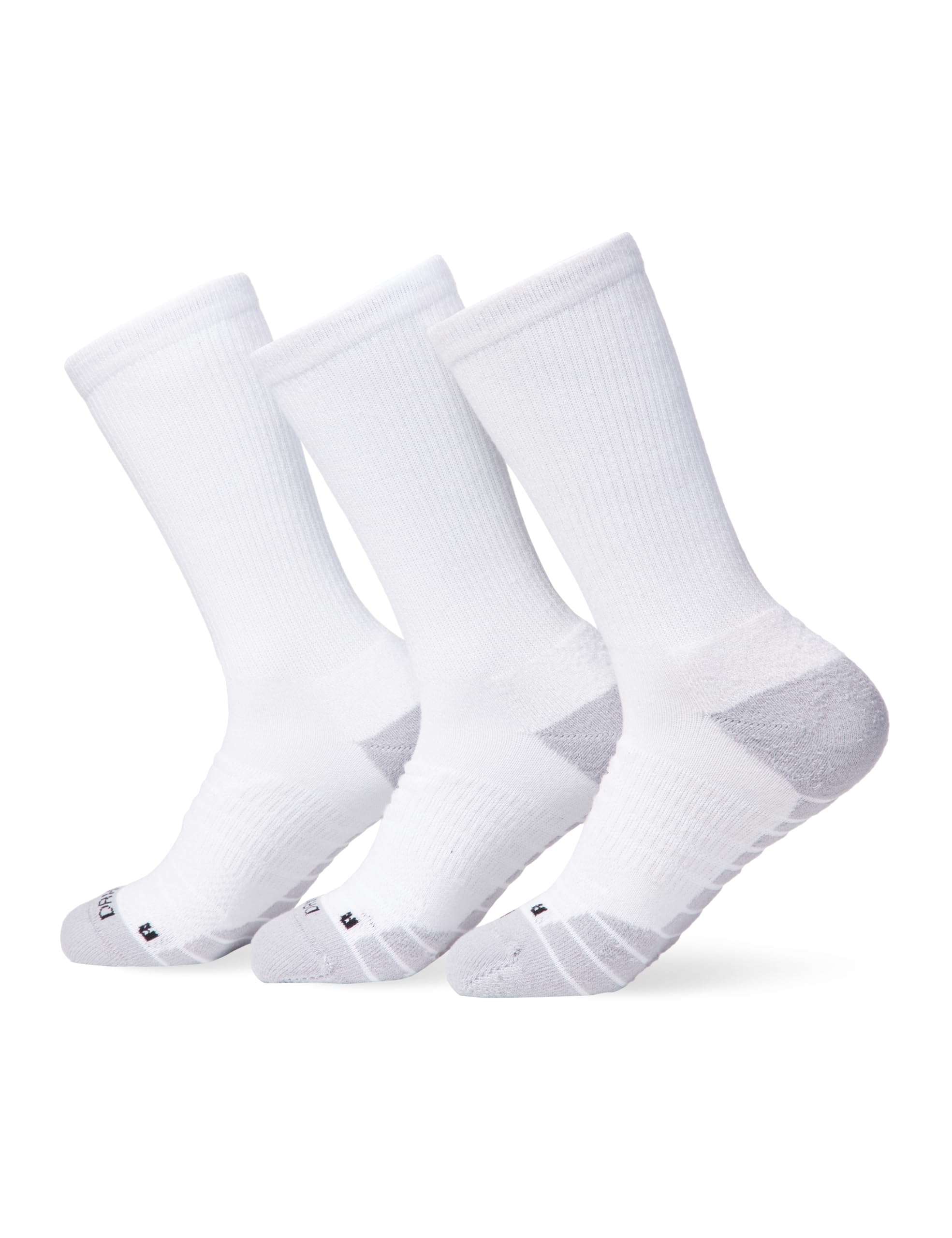 

Nike Cushion Crew Socks of SX5547 100 Sizes 3-Piece Dri-FIT (Set 3) White/Wolf Grey, 27-29cm