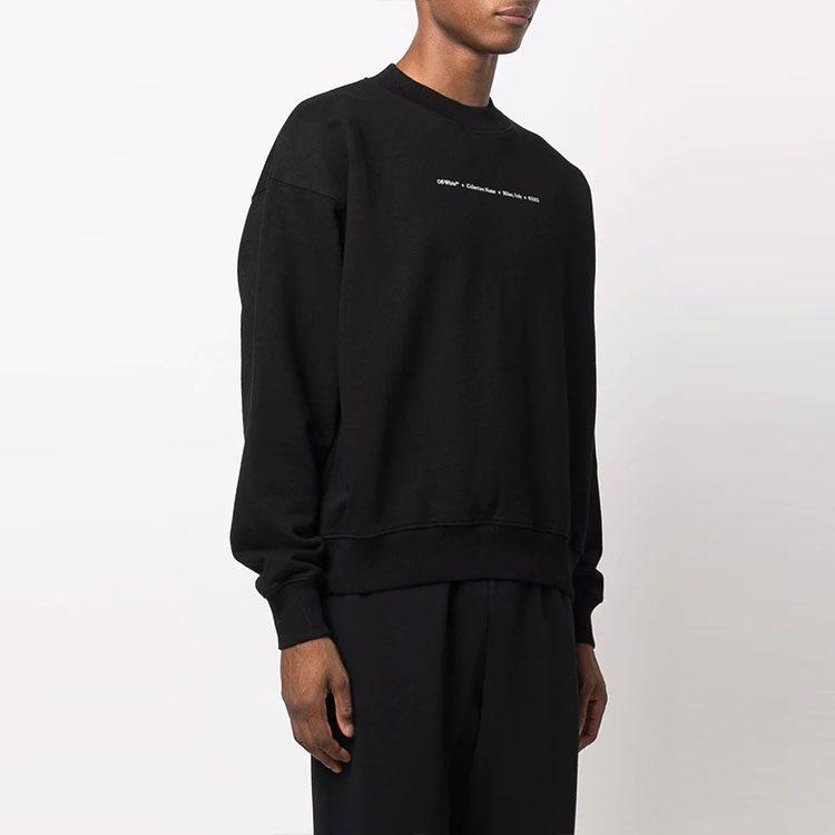 OFF WHITE FW21 Sweatshirt Men's Black OMBA054F21FLE0081084