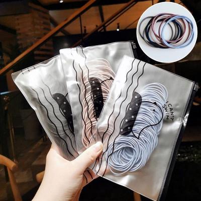 Women Hairstyle Rubber Bands Hairdressing Accessories Headwear Elastic Simple Fashion Tools One Size