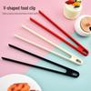 Hochtemperaturbeständiger Silikon V-förmiger Lebensmittelclip für Brot, Buffet, Barbecue und Steak