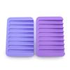 Home Improvement Bathroom Hardware Anti - Skidding Flexible Silicone Tray Soapbox Soap Dishes Plate Holder