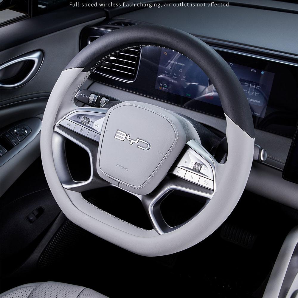For BYD Seal Lion 06 DMI/EV Steering Wheel Protective Cover Anti-Slip Sweat-Proof Breathable Handlebar Gloves Interior