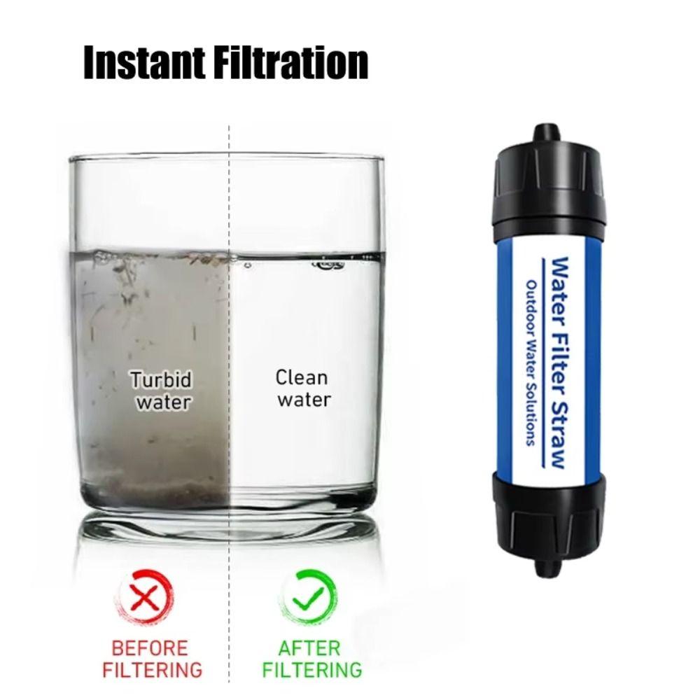Straw Purification Water Filter Purifier Drinking Water Filtering Straw  Camping