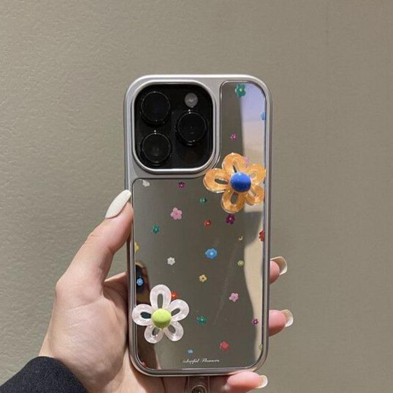 Summer Dopamine Florals Are Suitable for Apple 16 Promax Mobile Phone Case IPhone 15 New Model