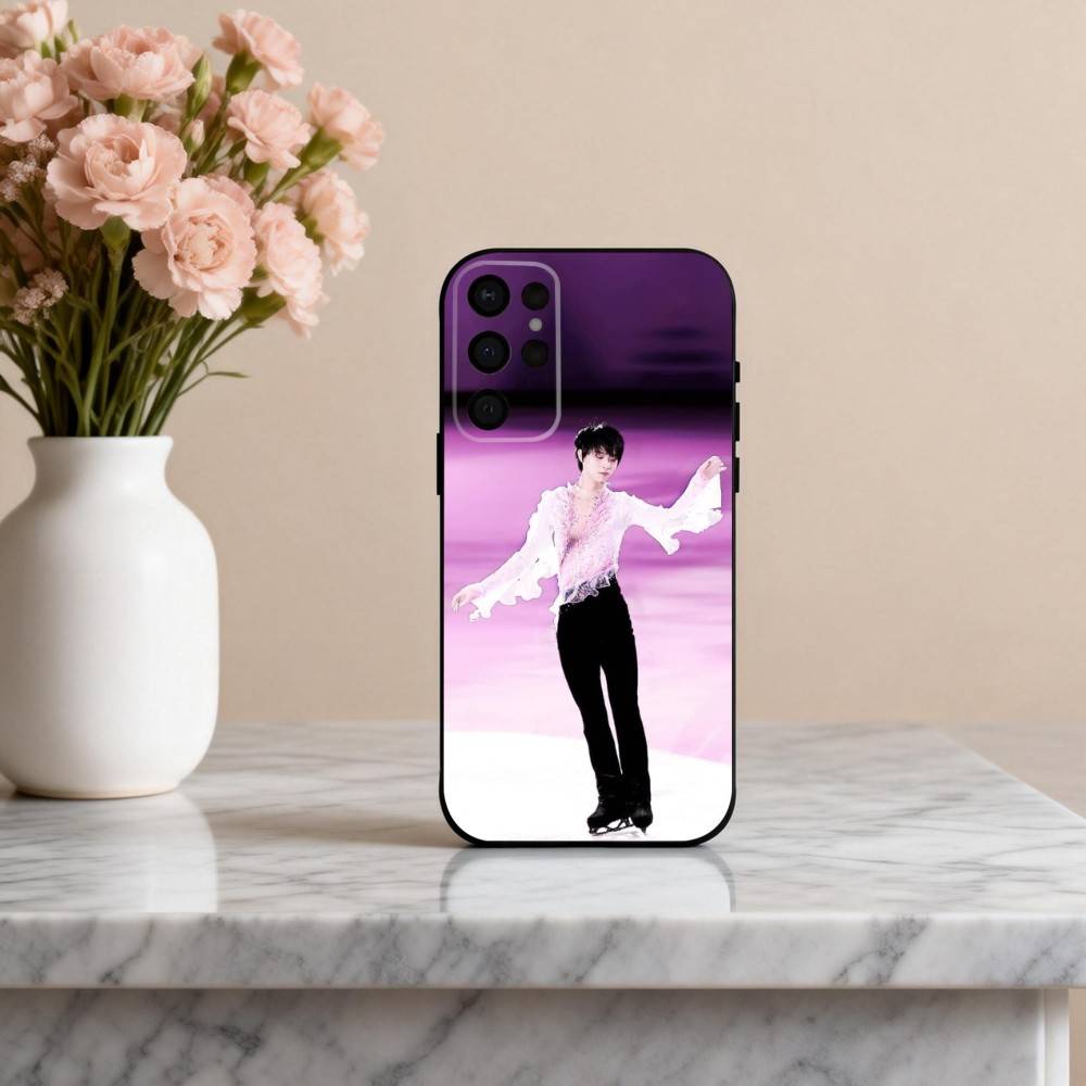 4A Jump Legend H-H-Hanyu Y-Yuzuru Phone Case For Samsung S25,24,23,22,30,21,10,9,Ultra,Plus,Lite,FE,4,5 G Soft Black Case
