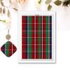 Pack of 4 Christmas Themed Transfer Paper 95x138mm Clay Earrings Water Soluble Transfer Paper for Jewelry Making