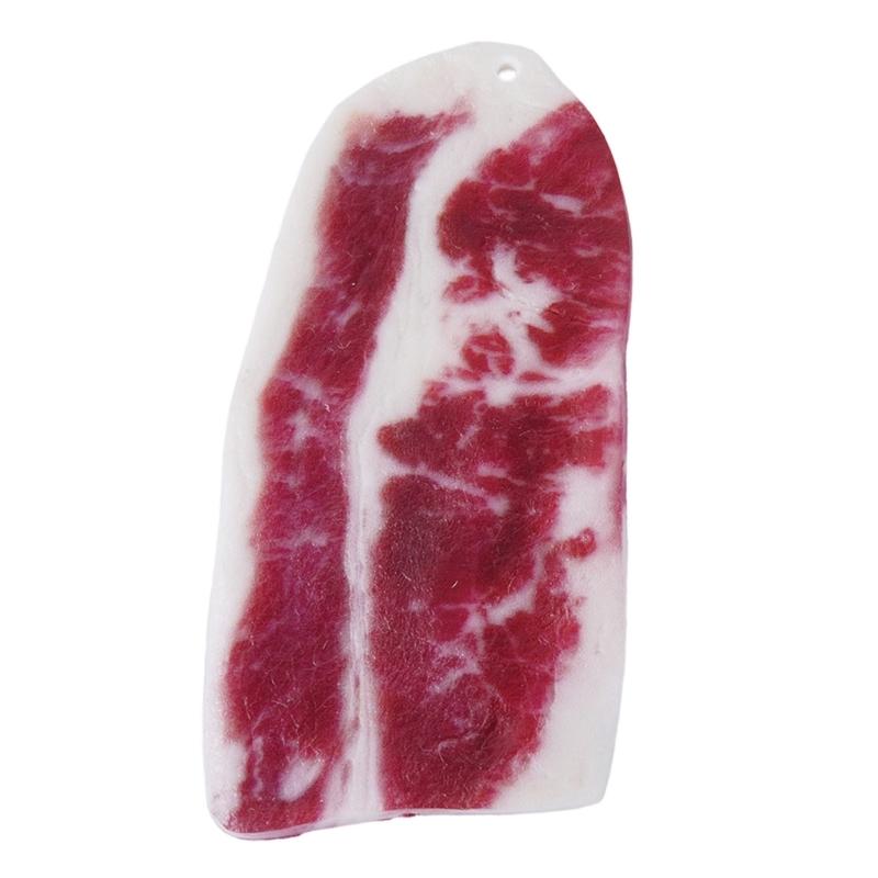

High Simulation PVC Faux Plum Blossom Meat Props With Rope For Food Photography And Restaurant Display