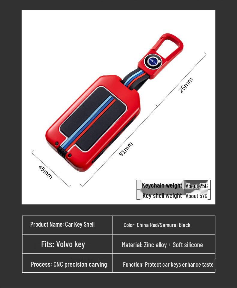 Volvo Key Case Protective Shell for XC90, XC60S, S60, S90, XC40