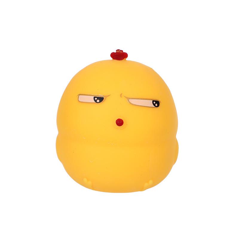 Cool Squishy Duck Decompression Toy with Staring Eyes - Children's Cartoon Stress Reliever