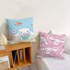 C-Cinnamoroll Cute Kawaii Cushion Cover Cushion Room Bedroom Headboard Sofa Living Backrest Nap Time Pillow Case