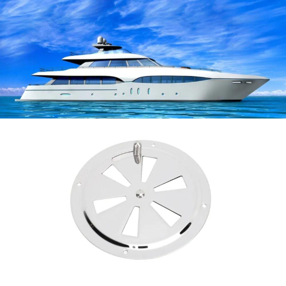 Polished Stainless Finish Boat Air Vent 316 Stainless Steel Ventilation Plate  Boat Cabin