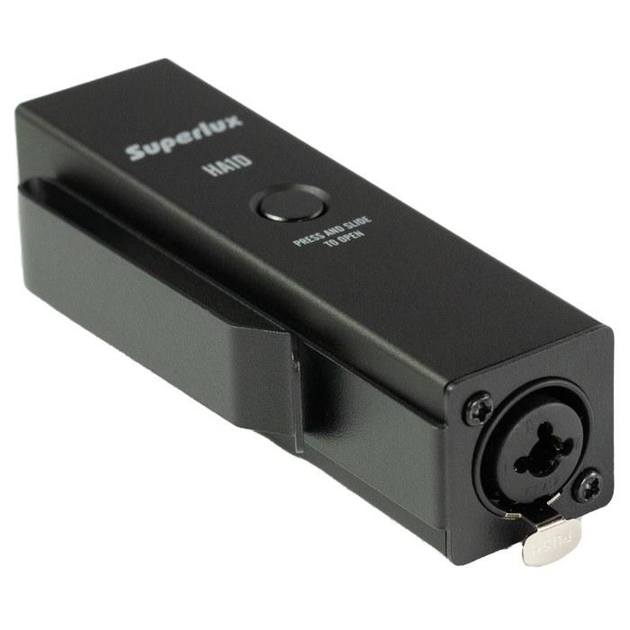 Superlux Personal Monitor Headphone Amplifier Portable 1ch Battery-Powered HA1D Black Small