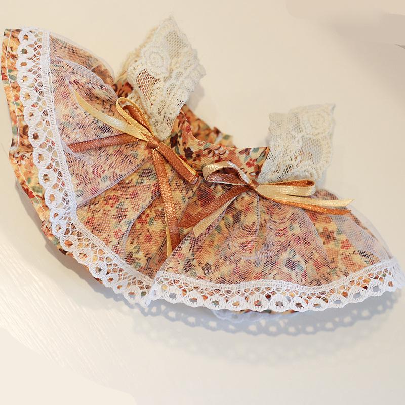 20cm Cotton Doll Clothes: Cute Princess Lolita College-Style Lace Dress