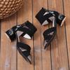 Women's Summer Casual Shoes Embroidered Flowers 2026 Thick High-heeled Sandals Large Size Fashion Sandals Comfortable Women's Shoes