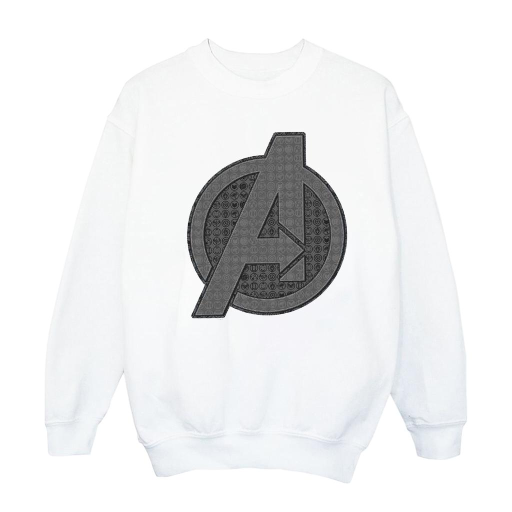 Marvel Boys Avengers Endgame Iconic Logo Sweatshirt