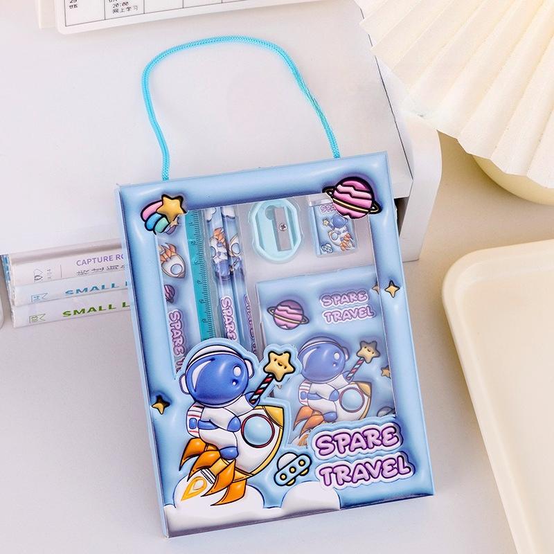 Kinder Schreibwaren Geschenkset, Überraschungs-Schreibwaren-Geschenkbox für Grundschüler, Kindergarten Schulanfangssaison Klassenbelohnung Kleine Geschenke