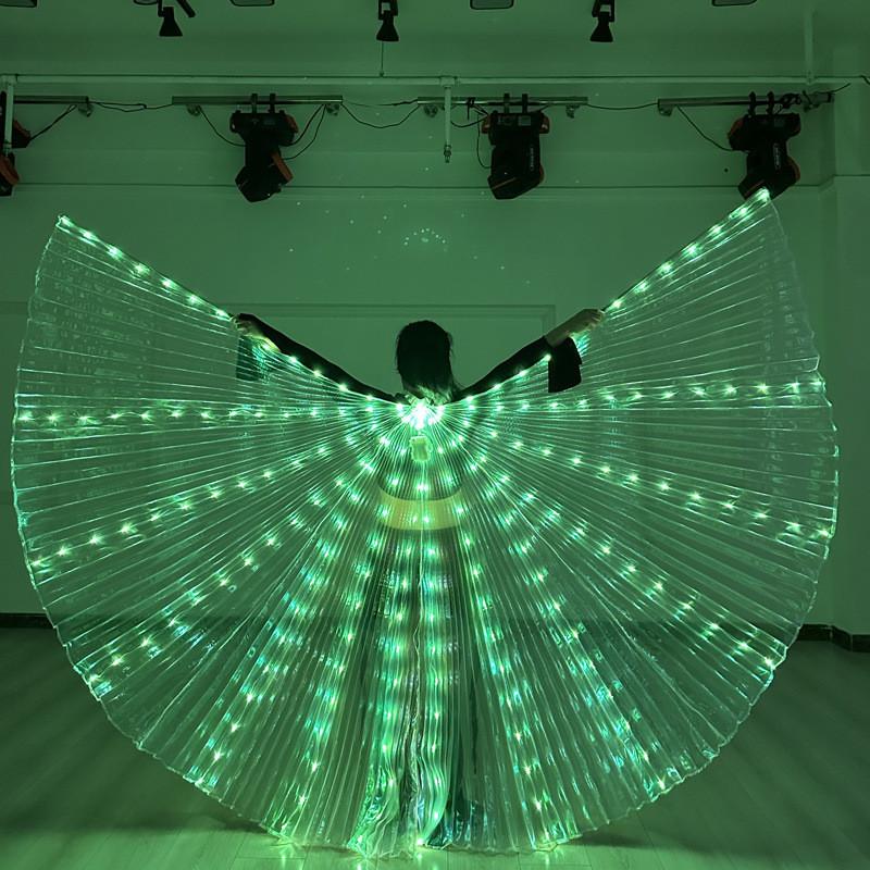 Farfalle Fantasy LED Oggetti di Scena con Ali Fosforescenti per Spettacoli Teatrali