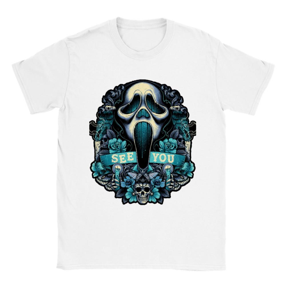 Ghostface - spooky - Classic Unisex Crewneck T-shirt S разноцветный