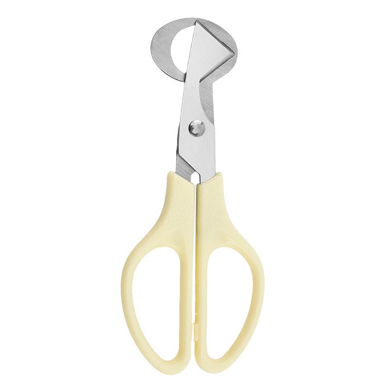 1Pc Stainless Steel Quail Egg Shell Scissors - Rust-Resistant Durable Kitchen Tool,  for Quail Egg Cutting & Cigar Trimming