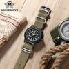 ADDIESDIVE Luxury Men Watch Luminous Dial 50m Water Resistance Date Display Outdoor Casual Men's Quartz Men Watch Nylon Strap