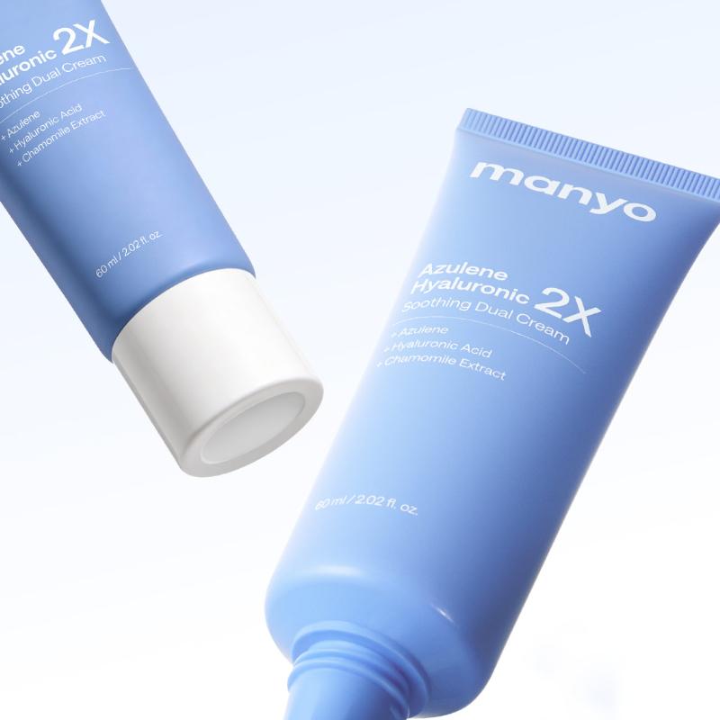 MANYO FACTORY Azulene Hyaluronic 2X Soothing Dual Cream 60ml