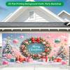 1Pcs Christmas Gifts And Wreath Decoration Background Winter Backdrop For Photo Studio Photo Booth Party