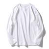 American Oversizet Shirt Long Sleeves Men's Cotton Fashion Brand Export Tail Order Cut Label Export Original Order Menswear Undershirt