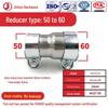 Adjustable Diameter Muffler Pipe Clamp Converter Clip