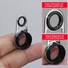 O Ring Stainless Steel Tackle Box Accessories Fishing Rod Guide Tip Repair Kit Eye Ceramic Ring