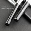HMU 15pcs Black and Silver Synthetic Hair Kabuki Vegan Custom Makeup Brush Private Label Make Up Brush Set With Bag