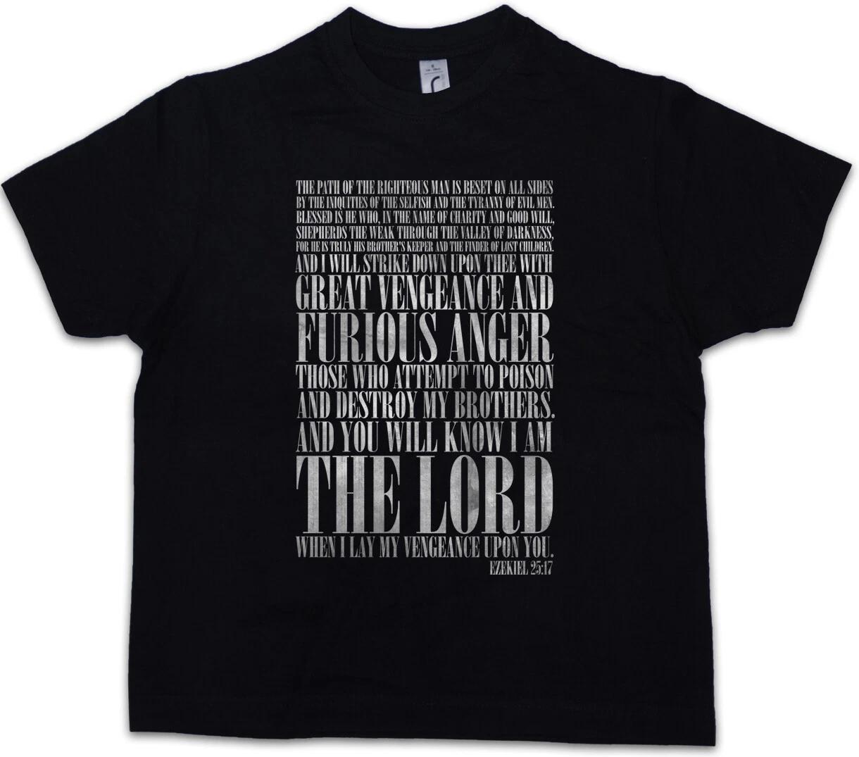 EZEKIEL 25:17 Kids Boys kids boys T-Shirt Pulp Fiction Vincent Vega Tarantino Gangster 130