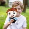 Plush plush toy game plush doll cartoon cute blue clothes stuffed doll