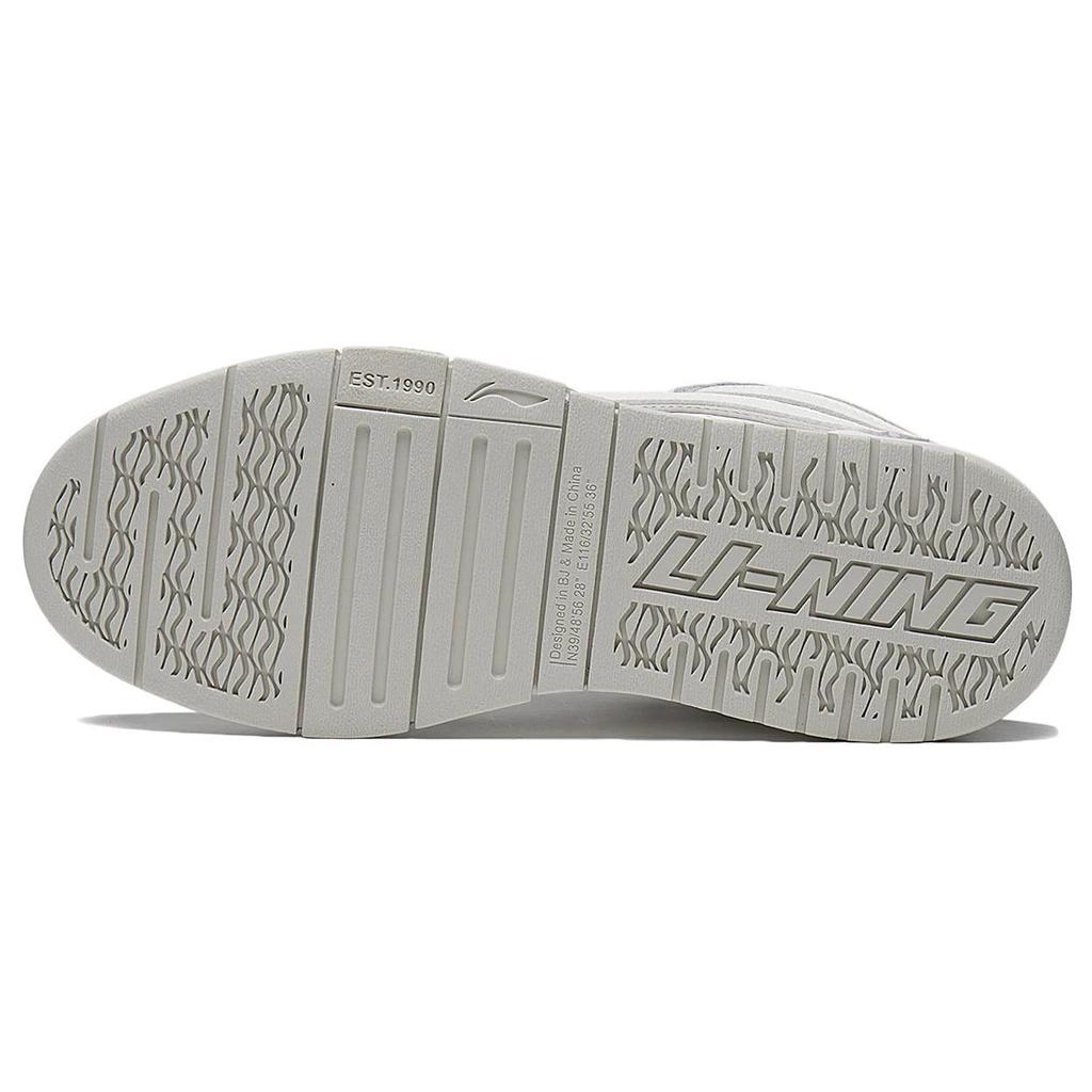 Li Ning Wave PRO Synthetic Leather Slip Resistant Abrasion Resistant Low Top Skateboard Shoes Women's AECT026-2