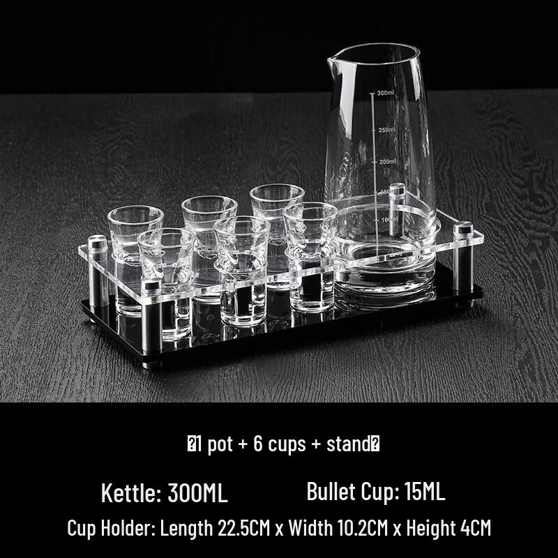 Star Bar Whiskey Shot Glass Set