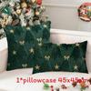 Christmas Plush Pillow Cover With Geometric Snowflake Design For Home Decor And Gift