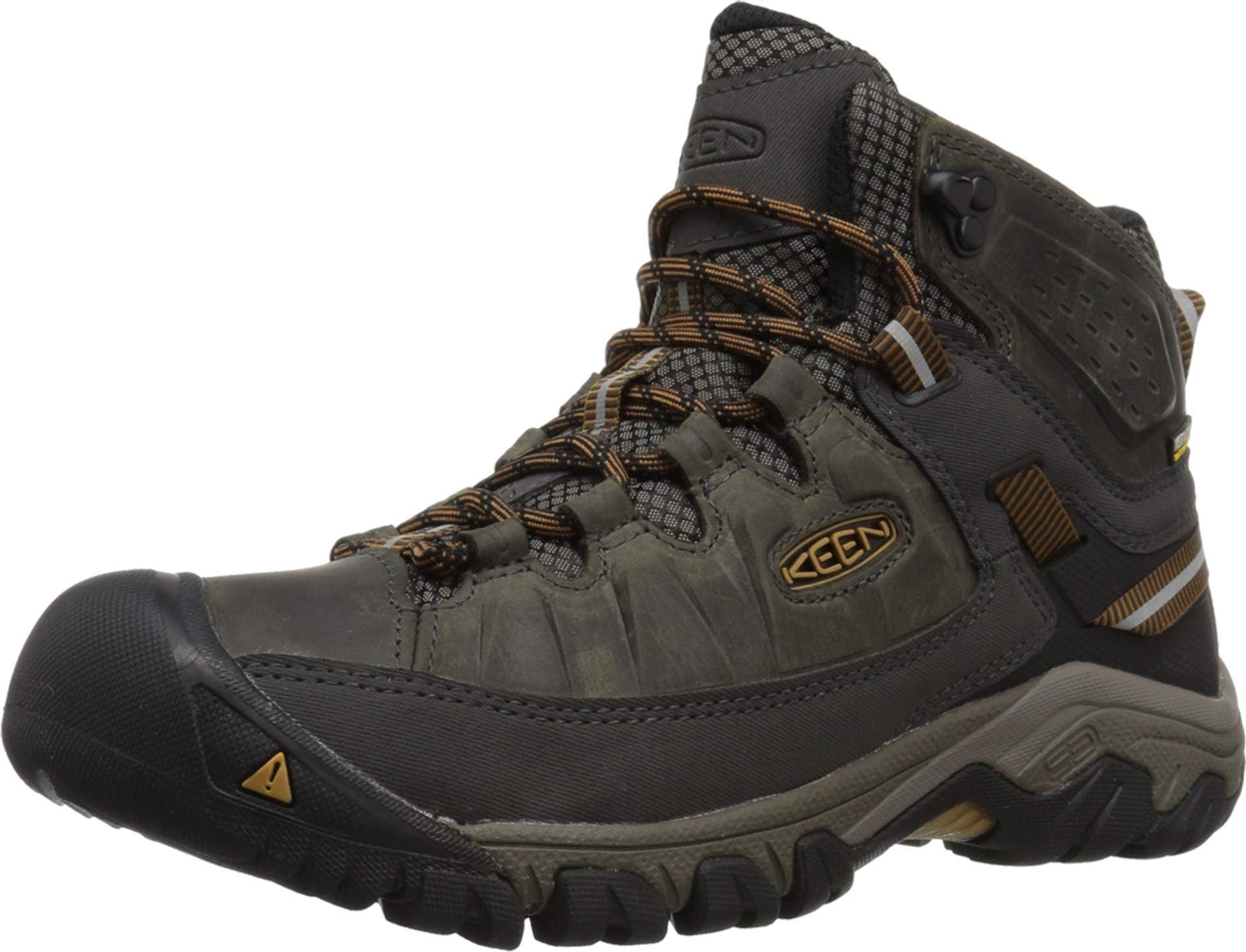 KEEN Targhee III Mid WP Waterproof Trekking Black Size cm Men s Shoes, Olive/Golden Brown, 27.0