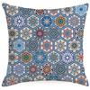 Ethnic Bohemian Pillowcase Living Room Sofa Bedroom Backrest Single-sided Linen Geometric Graphic Retro Pillow
