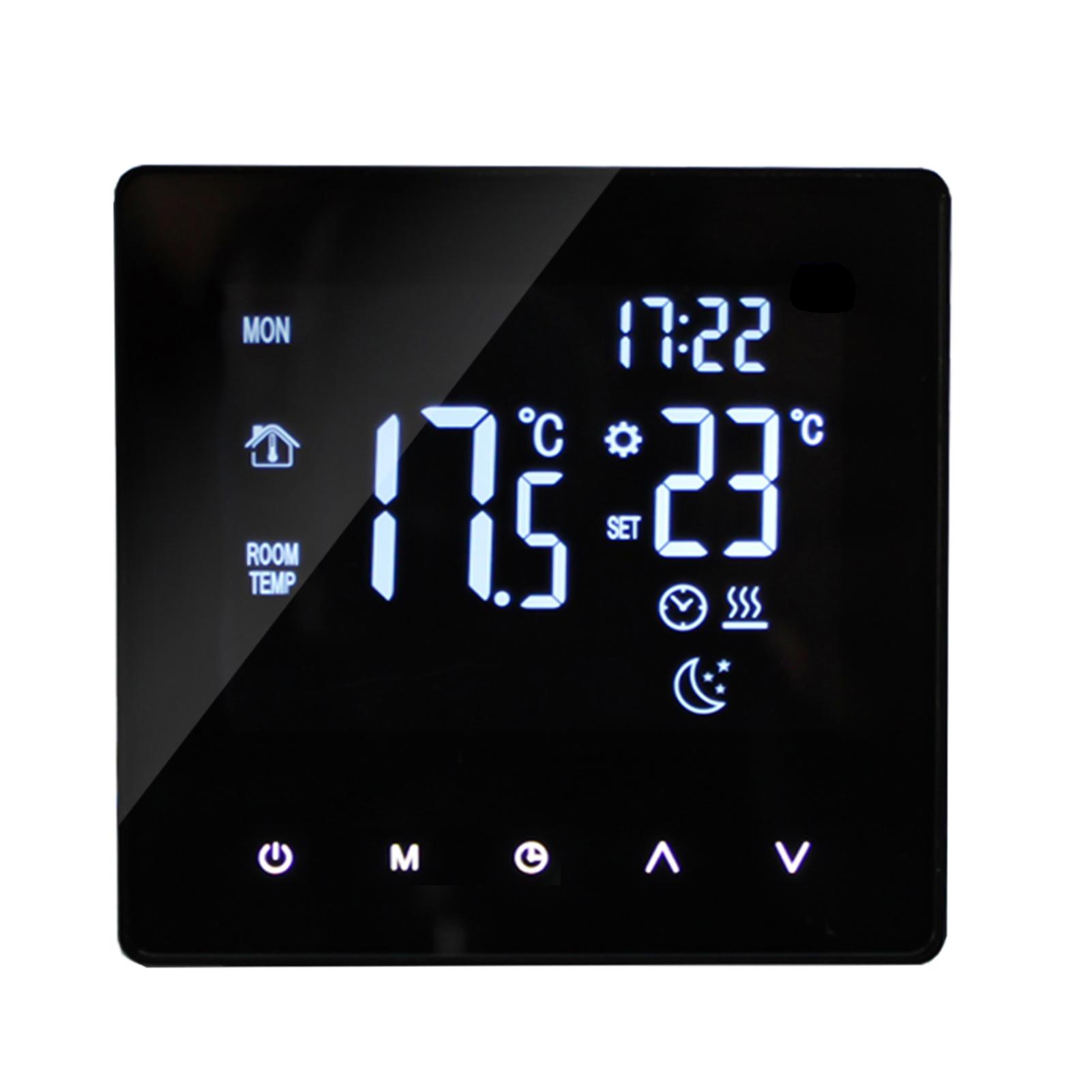 Smart Thermostat   LCD Backlit Weekly Programmable Thermostat for Water Hting System