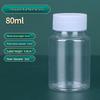 30, 50, 100ml Wide-Mouth Transparent Plastic Bottles with Lids for Samples