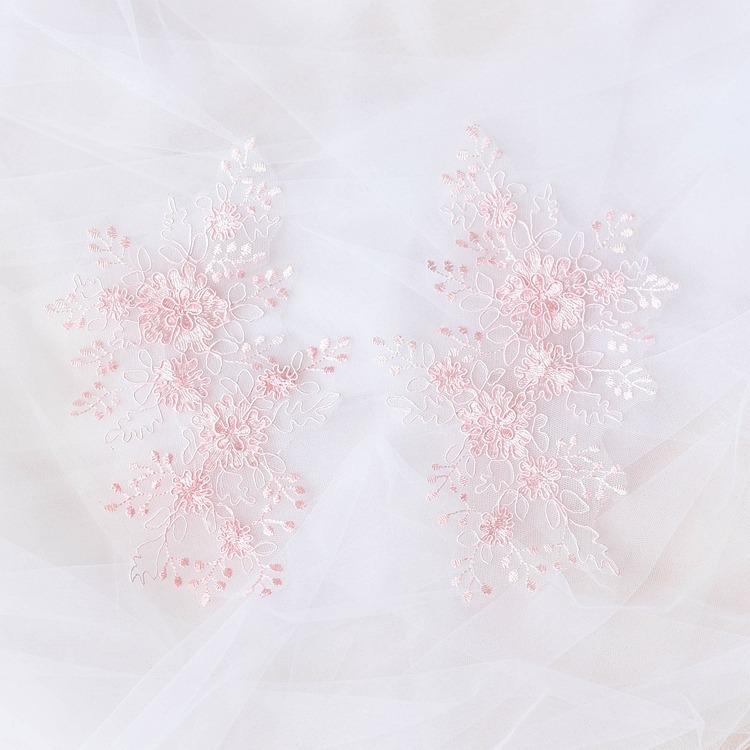 Embroidery Car Bone Lace Lace Book White, Bridal Headgear Handmade Diy Material, Wedding Dress Decoration Accessories