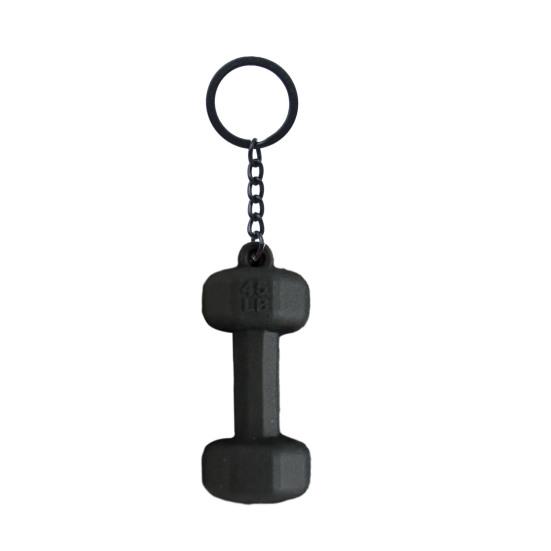 Sports Keychain Pendant Decorative Kettlebell Dumbbell Design Keyring Car Keys Bags Backpacks Accessory