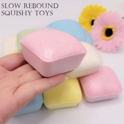 Squishy Slow Rising Cake Squeeze Toy for Stress Relief Anxiety Sensory Soft Fidget Toys for Adults Kids ADHD Autism Gifts