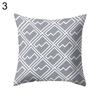 Cushion Cover Case Square Geometric Gray Throw Pillow Protector Bedding Articles