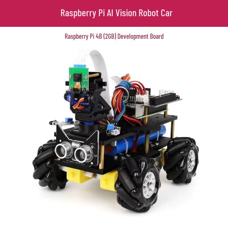CreateBlock Raspberry Pi 4B AI Vision Robot Car Standard