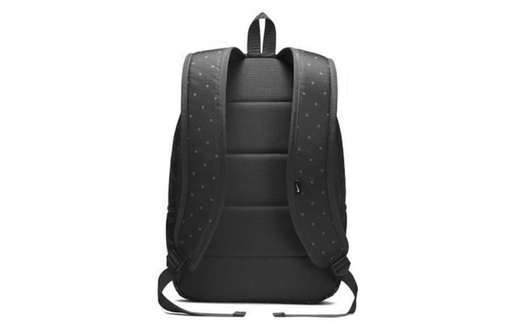 Nike Heritage Polyester Backpack Regular Unisex Black Gray BA5761-011